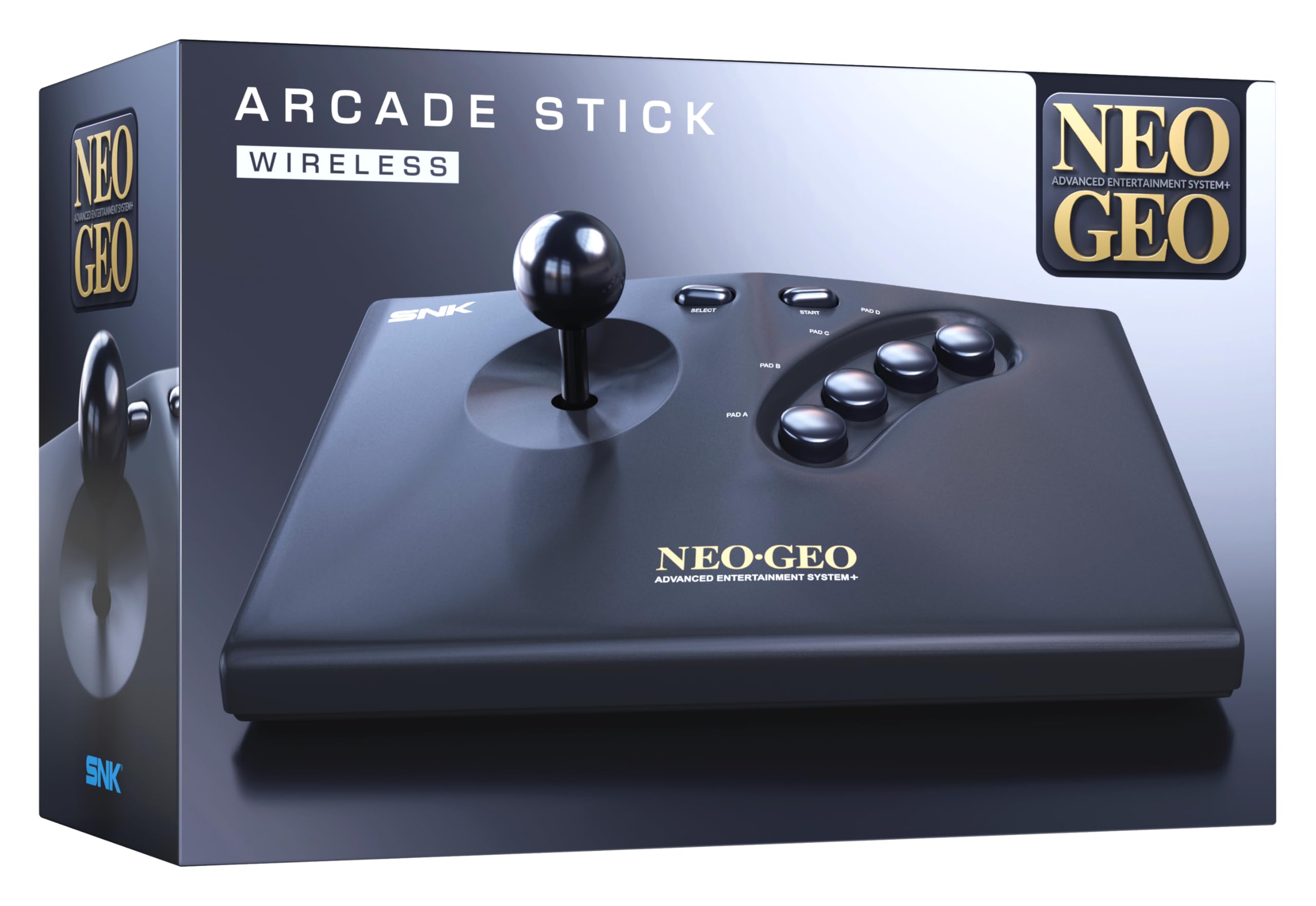 Amazon.co.jp: NEOGEO AES+ ワイヤレスアーケードスティック(ブラック